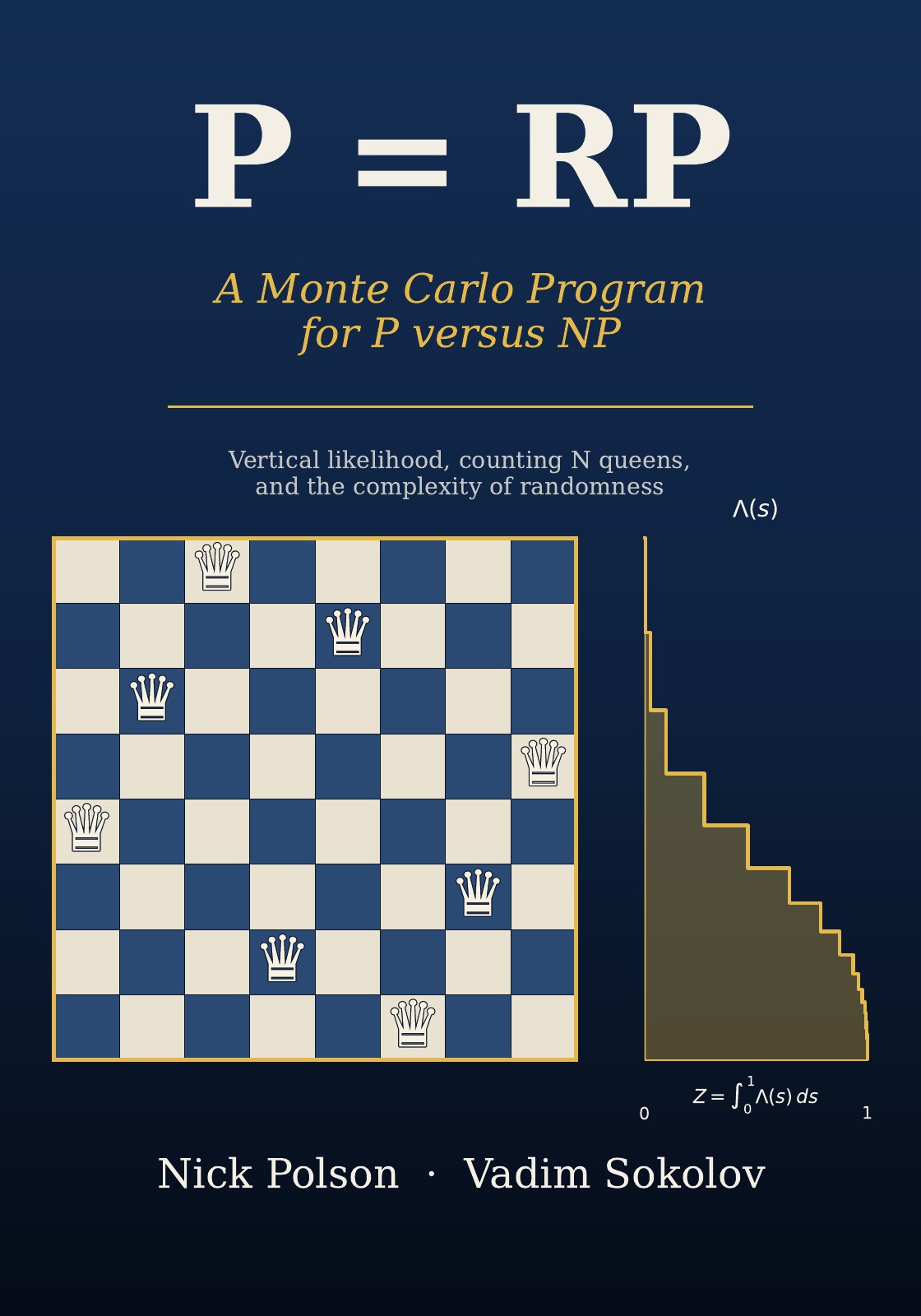Cover of P = RP: A Monte Carlo Program for P versus NP